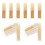 60Pcs Khaki Soprano Sax Reeds Wood Plastic Beginner Friendly Pack 3