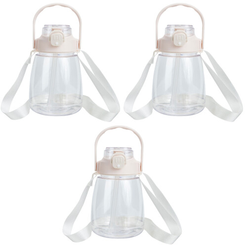 3Pcs Durable White Water Containers Lightweight Water Carriers 2
