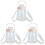 3Pcs Durable White Water Containers Lightweight Water Carriers 2