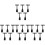 20Pcs Black Plastic Price Tag Holders Label Clips for Displays 3