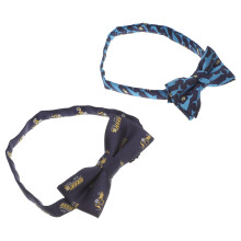 6Pcs Adjustable Pre-Tied Bow Ties for Kids Polyester Assorted Colors