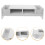 2Pcs White TV Screen Shelf Organizer for Office and Home Storage 7