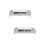2Pcs White TV Screen Shelf Organizer for Office and Home Storage 5