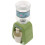 2Pcs Miniature Plastic Water Dispenser Model Cute Unisex Desktop Decor 3
