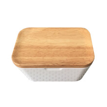 2Pcs Sealed Butter Box with Lid Multi-Color Kitchen Crisper Container