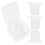 20Pcs Premium Transparent Silicone Flange Inserts for Breast Pump Use 9
