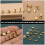 40Sets Brass Leather Rivets Kit Double Side Studs for DIY Crafts 6