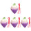 4Sets Portable Ceramic Ocarina 6-Hole Beginner Flute for Kids 2