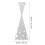 2Pcs Durable Metal Cutting Dies for DIY Card Making Silver Craft Tools 10