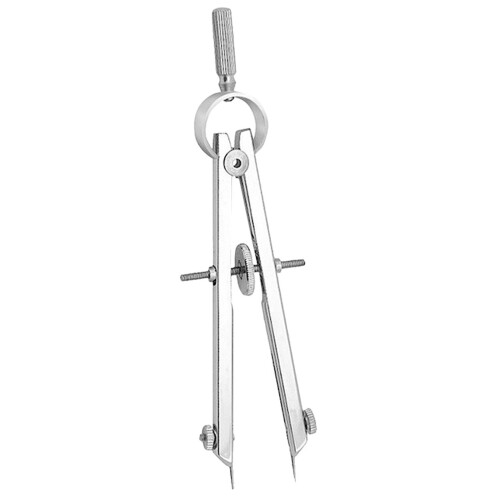 4Pcs Compact Compass Silver Multi-Function for Work and Design
