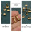 40Sets Brass Leather Rivets Kit Double Side Studs for DIY Crafts 7