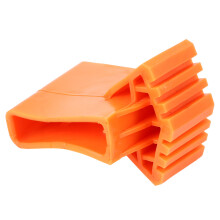 20Pcs Orange Rubber Ladder Foot Mats Non Slip Cushion for Table Feet