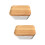 2Pcs Sealed Butter Box with Lid Multi-Color Kitchen Crisper Container 7