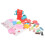 2Sets Assorted Color Kids Dough Tools Plastic Clay Modeling Kit 2