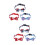 6Pcs Bell Pet Collar with Flower Pattern Adjustable Cat Necklace 8