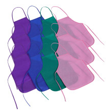 80Pcs Full Coverage Kids Painting Aprons Waterproof for Craft and Art