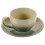 2Sets Elegant Ceramic Teacup and Saucer Vintage Style Multicolor Set 2