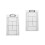 2Pcs Multi PVC Tennis Competition Board Erasable Strategy Clipboard 4