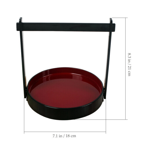 sushi plate with handle snack serving tray japanese style 1