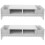 2Pcs White TV Screen Shelf Organizer for Office and Home Storage 4