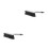 2Pcs Portable Hand Broom White Nylon Dusting Brush for Car 8