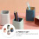 4Pcs Plastic Storage Box Multi-Function Pen Holder Assorted Color 5