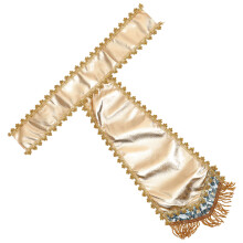 4Pcs Egyptian Costume Belt Golden Cloth Adjustable Halloween Cosplay