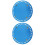 2Pcs Sky-Blue DIY Bag Bottom Base with Rivets Durable and Practical 5