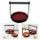 sushi plate with handle snack serving tray japanese style 7
