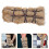 3Paren Viking Stijl Beenwarmers Dames Fluffy Polyester Multi 11