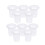 40Pcs Durable Transparent Net Baskets for Hydroponics and Plant Growth 1