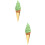 2Pcs Realistic Simulation Ice Cream Model Photography Prop 7