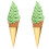 2Pcs Realistic Simulation Ice Cream Model Photography Prop 2