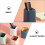 4Pcs Plastic Storage Box Multi-Function Pen Holder Assorted Color 4