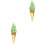 2Pcs Realistic Simulation Ice Cream Model Photography Prop 3