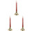 3Sets Durable Wood Suona Instruments Red for Practice and Decoration 2