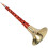 3Sets Durable Wood Suona Instruments Red for Practice and Decoration 11
