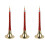 3Sets Durable Wood Suona Instruments Red for Practice and Decoration 4