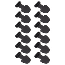 80Pcs Black Phone Charging Port Dust Plugs Adhesive Protective Covers