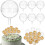 75Pcs Elegant Transparent Chocolate Holder Candy Decor Wrapping Cups 7