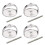 4Pairs Silver Handmade Screw Ear Accessories Replacement Earring Backs 1