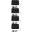 4Pcs Energy-Saving USB Epoxy Resin Heating Mat Black PU Pad 9