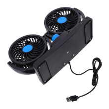3St Auto Ventilator USB Zwart Milieuvriendelijk Compact Stil