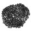 2500Pcs Black Plastic Hole Plugs Screw Hole Covers for Cabinet Use 8