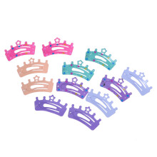 24St Haarclips Voor Kinderen Met Kroonpatroon Assorti Kleuren Metaal