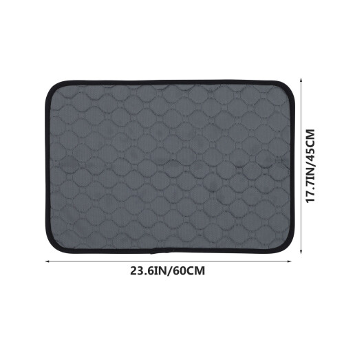 Thick Grey Dog Pee Mat Washable Pet Training Leak-Resistant Pad 1