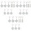 27St Witte Sublimatie Sleutelhangers -, Auto- Sleutels Decor 4