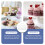 1Set Cake Box Wit Plastic, Handtasvormig En Gemakkelijk Mee Te 6