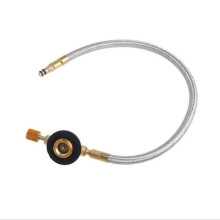 Gas Stove Adapter Outdoor Camping Barbecue Flat Gas Tank Extension Tube Stove Extension Cord Connecting Tube 40cm