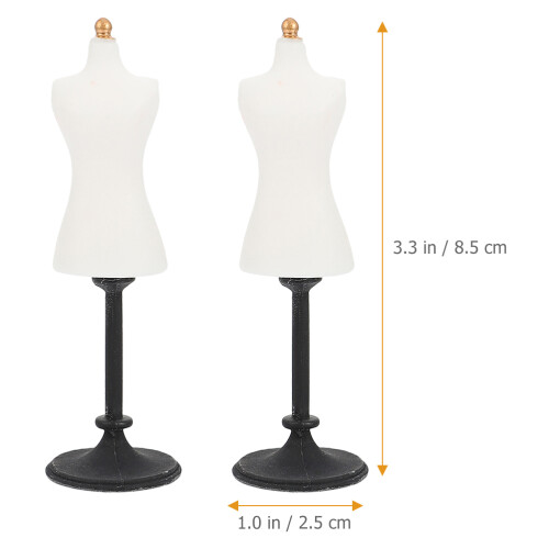 6St Compacte Poppenkleding Mannequin Wit Voor Netjes Presenteren 1